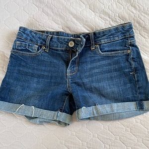 Aeropostale size 6 denim shorts